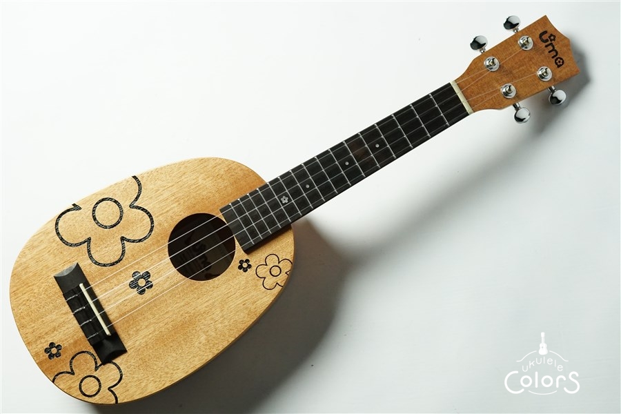 Uma ukulele UKFL-03CP - Natural | ウクレレカラーズ Online Store